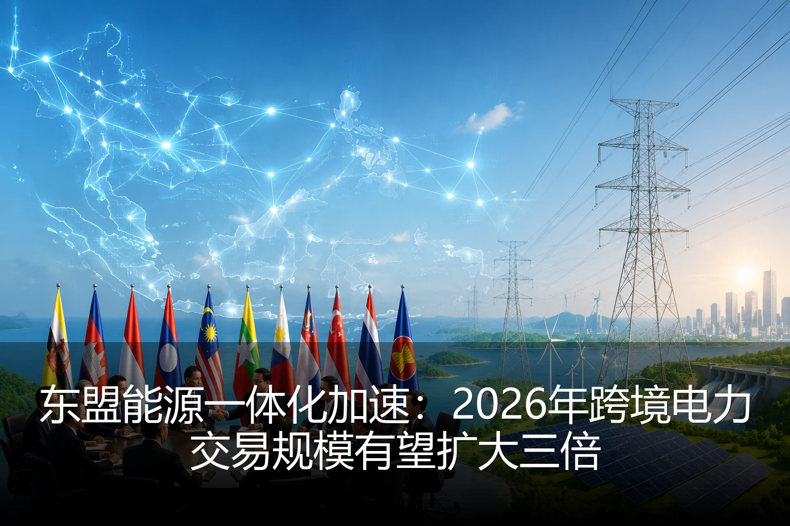 东盟能源一体化加速：2026年跨境电力交易规模有望扩大三倍