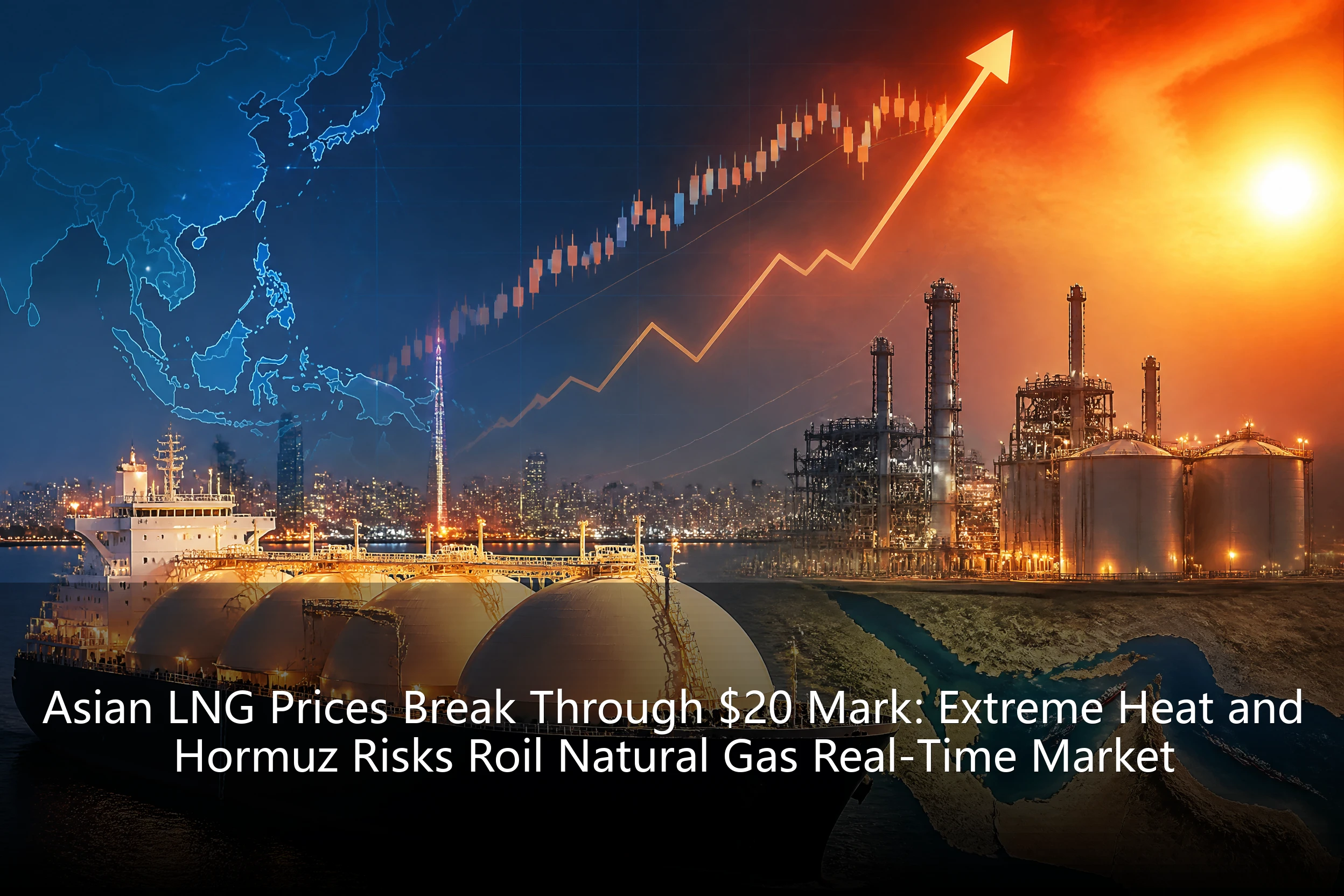 Asian LNG Prices Break Through $20 Mark: Extreme Heat and Hormuz Risks Roil Natural Gas Real-Time Market