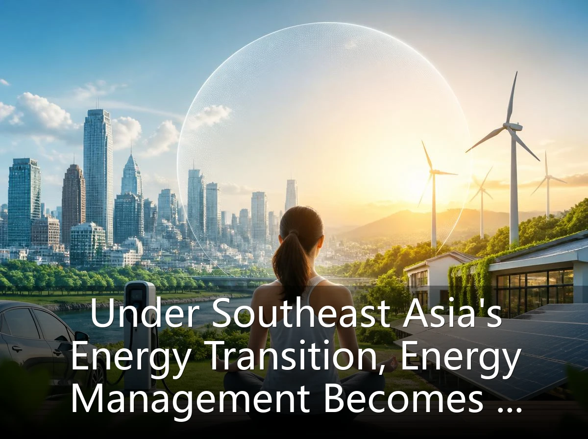 Under Southeast Asia's Energy Transition, Energy Management Becomes a New Essential for Personal Survival and Development